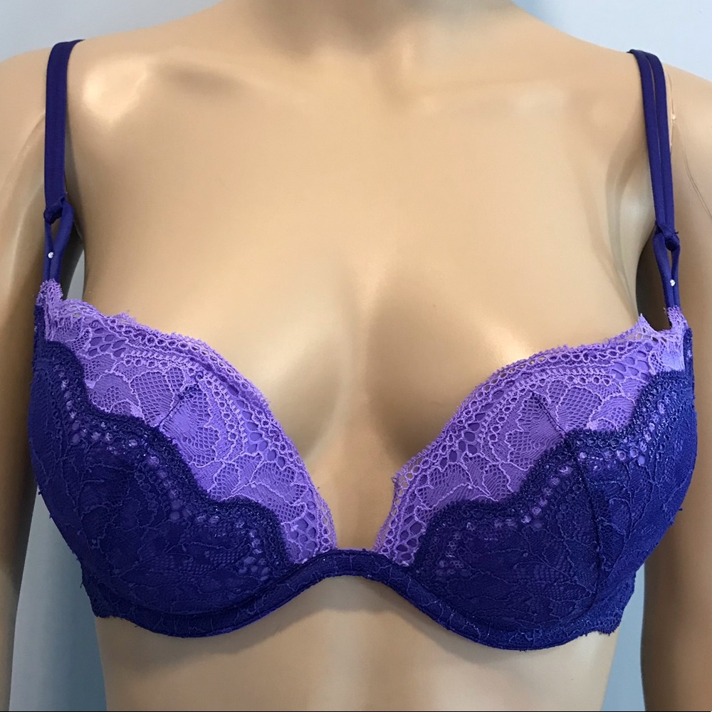 2/$30 34B la Senza Beyond Sexy purple lace bra